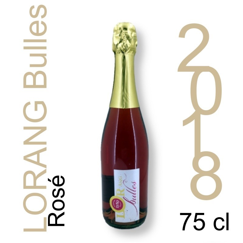 LORANG Bulles Rosé 2018 75cl LORANG Bulles Rosé 2018 75cl