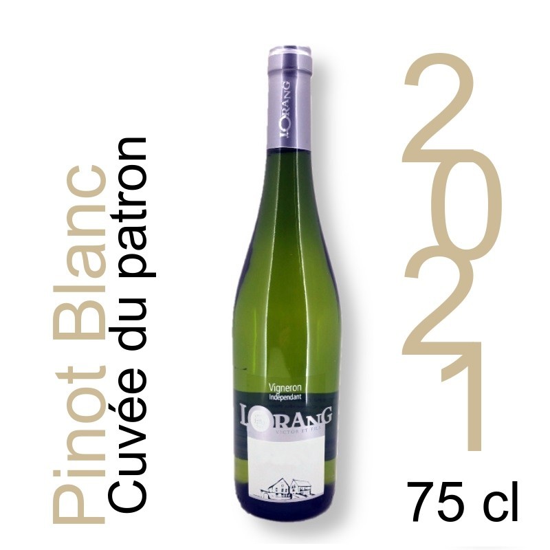 Pinot Blanc Cuvée du patron 2021 75cl Pinot Blanc Cuvée du patron 2021 75cl